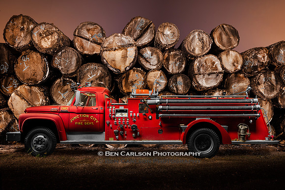 Fire Engine Truck Logs