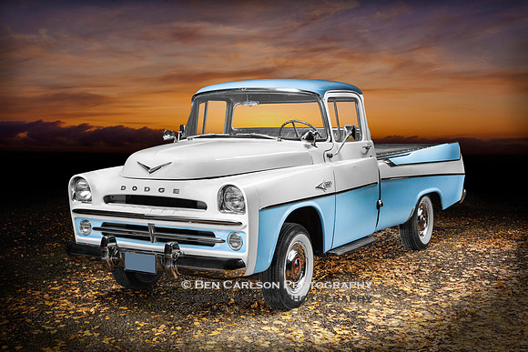 1957 Dodge Sweptside Sunset