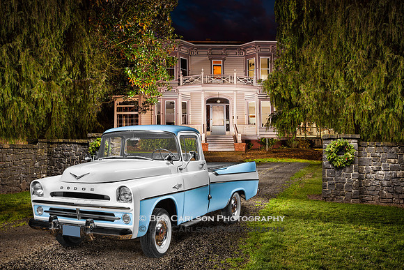 1957 Dodge Sweptside House Driveway