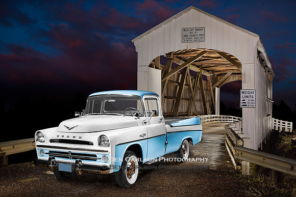 1957 Dodge Sweptside Covered Bridge