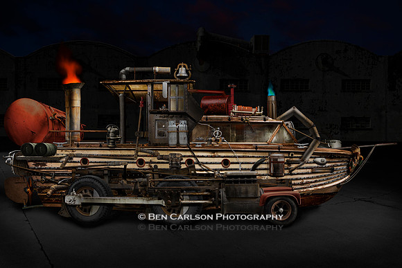Boat Train Steam Punk