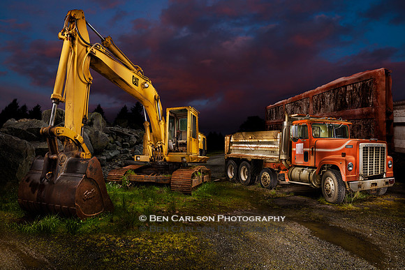 Excavator Dump Truck