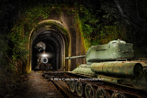 Train and Tank Tunnel